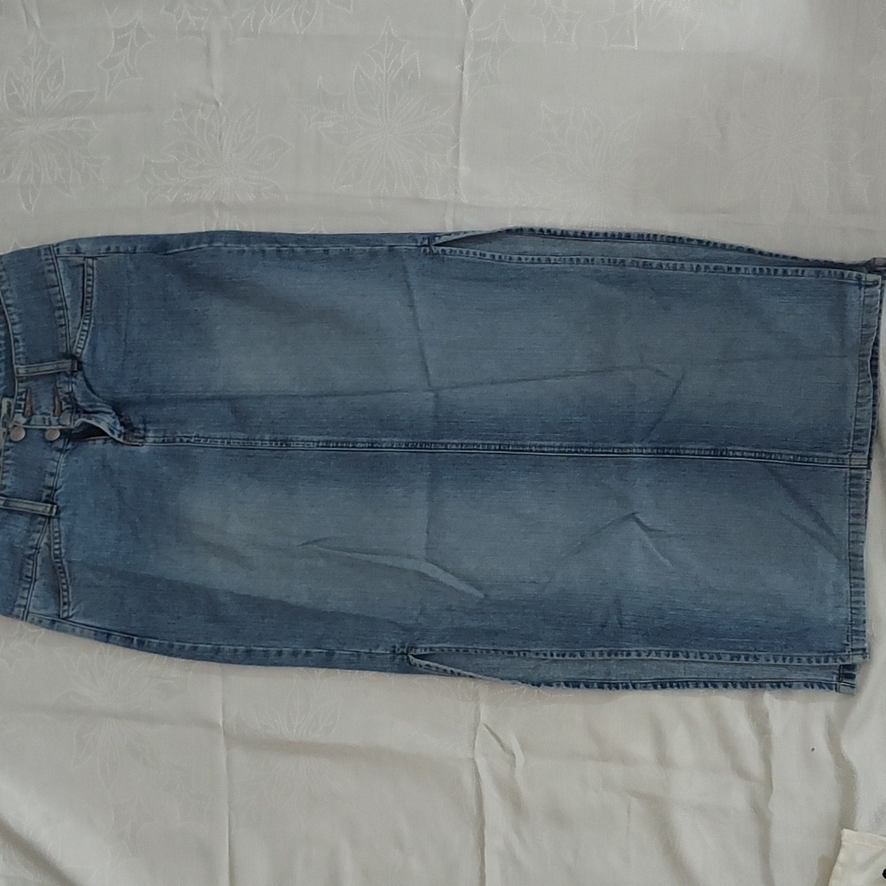 Vintage Paris Blues Long Denim Skirt (Size 1)
